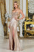 Adora Design 3309 Long Formal Fitted Corset Beaded Prom Dress