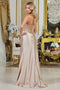 Adora Design 3309 Long Formal Fitted Corset Beaded Prom Dress