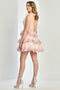 Adora Design 1063 Playful Tiered Short Cocktail Dress for Homecoming and Special Occasions