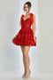 Adora Design 1063 Playful Tiered Short Cocktail Dress for Homecoming and Special Occasions