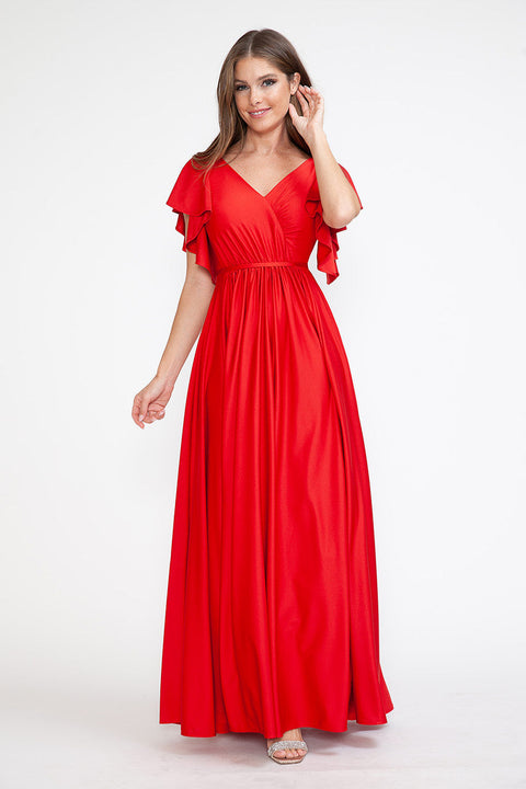 Long Formal Mother of the Bride Dress Lenovia 5277