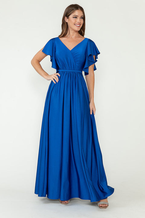 Long Formal Mother of the Bride Dress Lenovia 5277