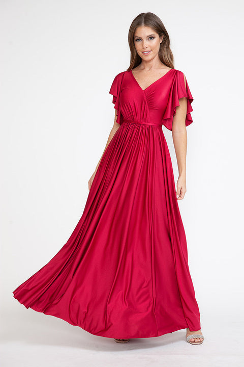 Long Formal Mother of the Bride Dress Lenovia 5277