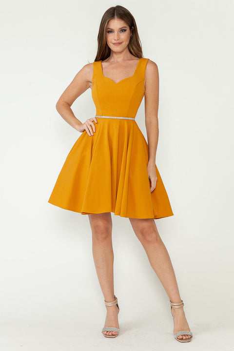 A Line Short Mini Cocktail Dress Lenovia 5259