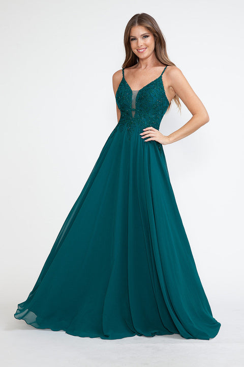Long Formal Evening Prom Dress Lenovia 8185