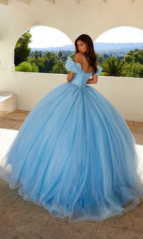 Juliet JT1487H Fairytale Quinceañera Ball Gown with Luxe Embroidery and Dramatic Silhouette