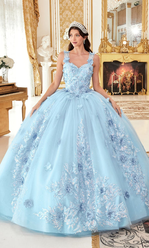Ladivine 15713 Quinceañera Gown with Elegant Silhouette