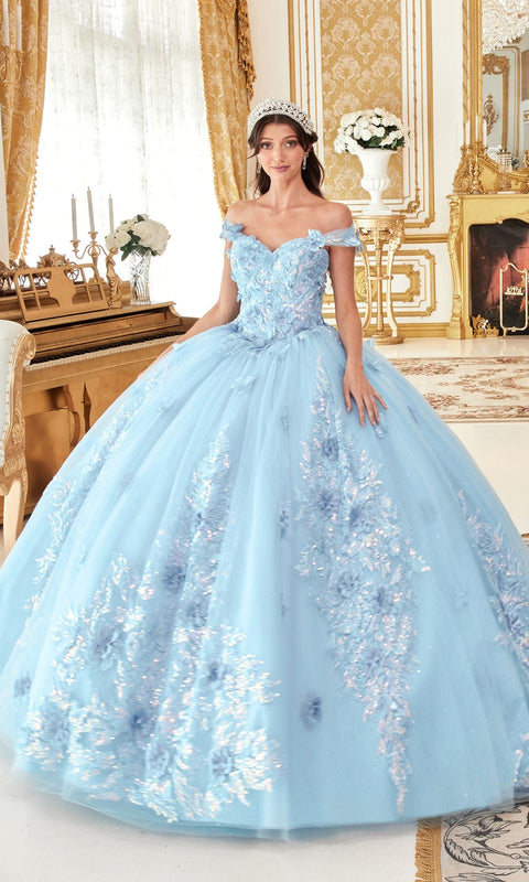 Ladivine 15713 Quinceañera Gown with Elegant Silhouette
