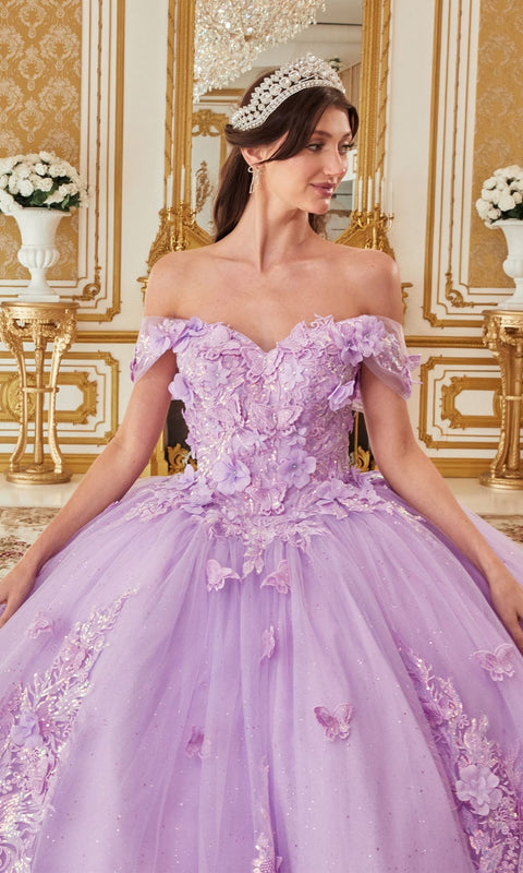 Ladivine 15713 Quinceañera Gown with Elegant Silhouette