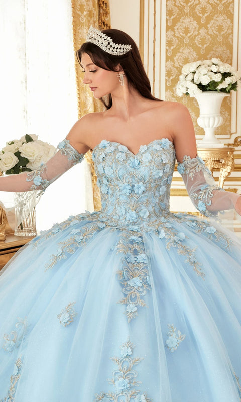 Ladivine 15714 Quinceañera Gown with Elegant Silhouette