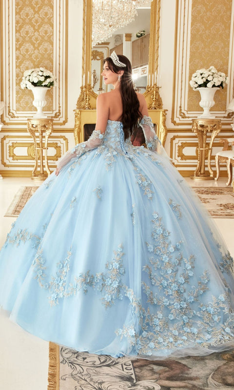 Ladivine 15714 Quinceañera Gown with Elegant Silhouette