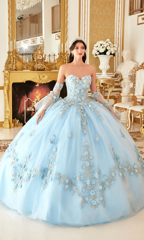 Ladivine 15714 Quinceañera Gown with Elegant Silhouette