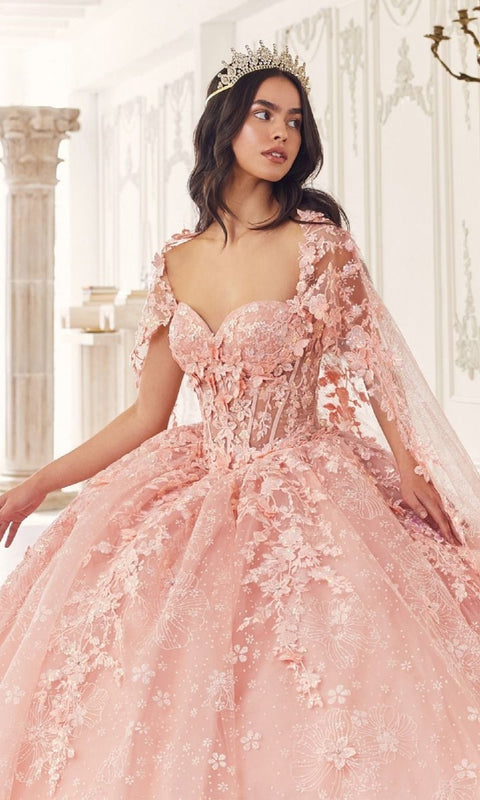 Ladivine 15719 Quinceañera Gown with Elegant Silhouette