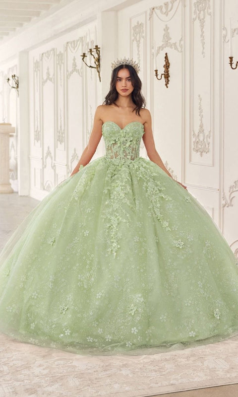 Ladivine 15719 Quinceañera Gown with Elegant Silhouette