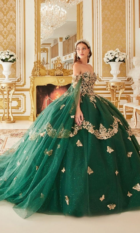 Ladivine 15721 Quinceañera Gown with Elegant Silhouette