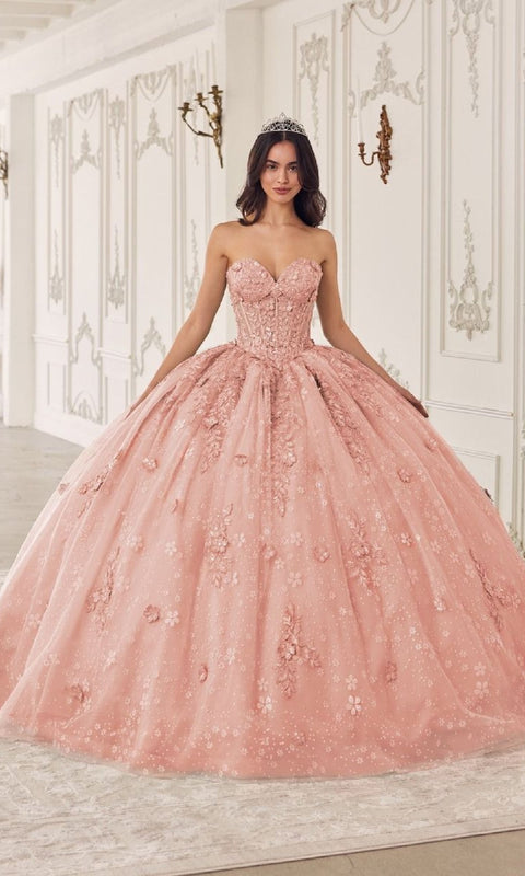Ladivine 15722 Quinceañera Gown with Elegant Silhouette