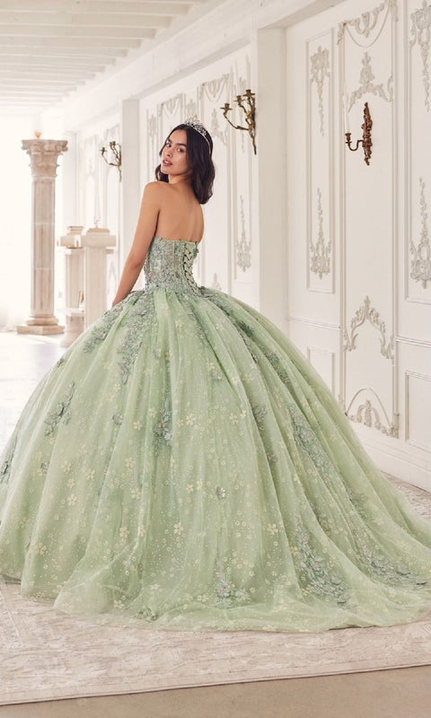 Ladivine 15722 Quinceañera Gown with Elegant Silhouette