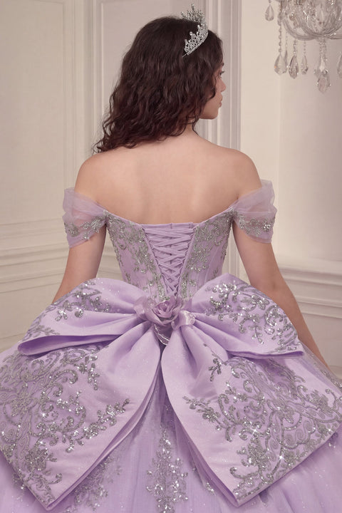 Ladivine 15730 applique sweetheart ball gown — product view