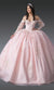 Dancing Queen 1914 Enchanting Quinceañera Ball Gown with Elegant Detailing and Majestic Silhouette