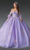 Dancing Queen 1914 Enchanting Quinceañera Ball Gown with Elegant Detailing and Majestic Silhouette