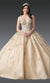 Dancing Queen 1915 Radiant Quinceañera Ball Gown with Intricate Embellishments and Voluminous Skirt