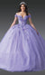 Dancing Queen 1917 Majestic Quinceañera Ball Gown with Exquisite Detailing and Regal Silhouette