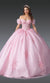 Dancing Queen 1932 Majestic Quinceañera Ball Gown with Glitter Tulle and Embellished Bodice
