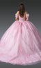 Dancing Queen 1932 Majestic Quinceañera Ball Gown with Glitter Tulle and Embellished Bodice