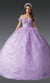 Dancing Queen 1951 Radiant Quinceañera Ball Gown with Glittering Embellishments and Regal Design