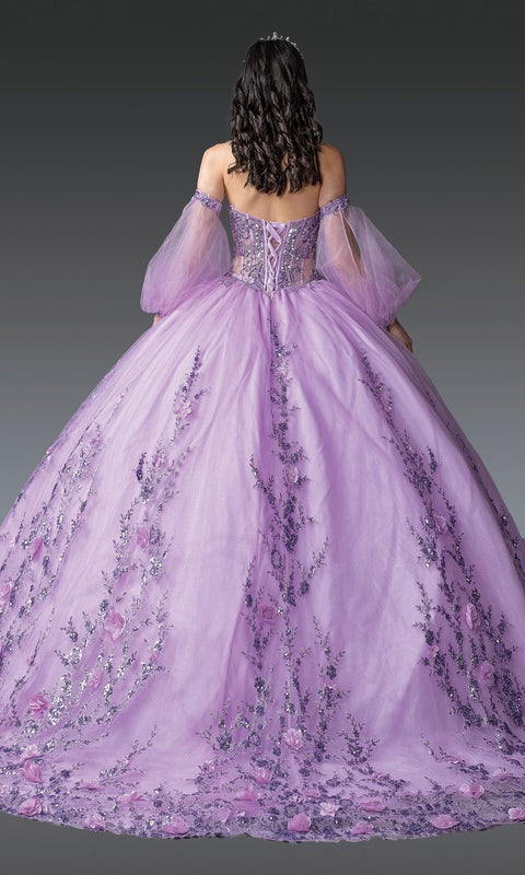 Dancing Queen 1953 Radiant Quinceañera Ball Gown with Exquisite Embellishments and Princess Silhouette