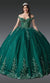 Dancing Queen 1955 Radiant Quinceañera Ball Gown with Glitter Embellishments and Dramatic Tulle Skirt