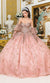 Dancing Queen 1966 Radiant Quinceañera Ball Gown with Exquisite Embroidery and Regal Flair