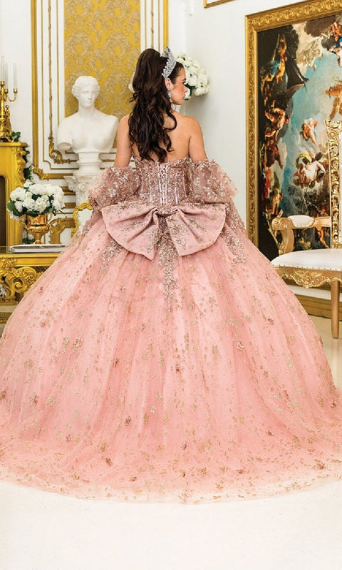 Dancing Queen 1966 Radiant Quinceañera Ball Gown with Exquisite Embroidery and Regal Flair