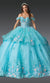 Dancing Queen 1974 Enchanting Quinceañera Ball Gown with Embroidered Bodice and Regal Flair