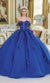 Dancing Queen 1986 Enchanting Quinceañera Ball Gown with Glittering Appliqués and Royal Silhouette