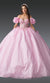 Dancing Queen 1994 Radiant Quinceañera Ball Gown with Luxurious Embroidery and Regal Volume