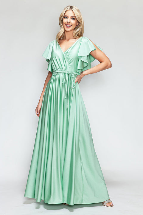 Long Formal Mother of the Bride Dress Lenovia 5277
