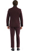 Bradford Burgundy Slim Fit 3 Piece Tweed Suit