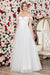 Adora Design 3244 Radiant Glitter A-Line Bridal Gown with Corset Bodice for a Magical Wedding Day