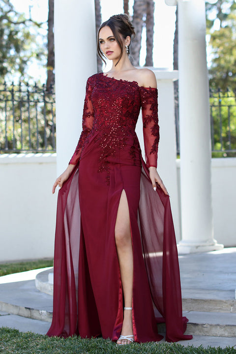 Adora Design 3245 Elegant Plus Size A-Line Long Evening Dress for Formal Occasions