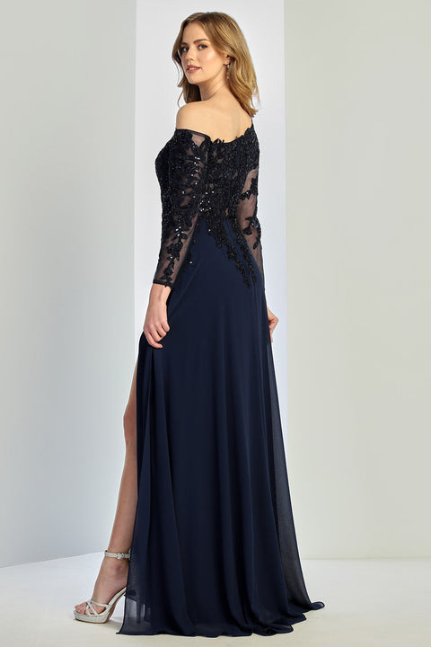 Adora Design 3245 Elegant Plus Size A-Line Long Evening Dress for Formal Occasions