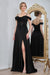 Adora Design 3251 Graceful A-Line Long Prom Dress with Pleated Skirt and Corset Bodice for Formal Evenings