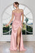 Adora Design 3258 Chic Long Prom Dress with Corset Bodice and Side Slit for Elegant Evenings
