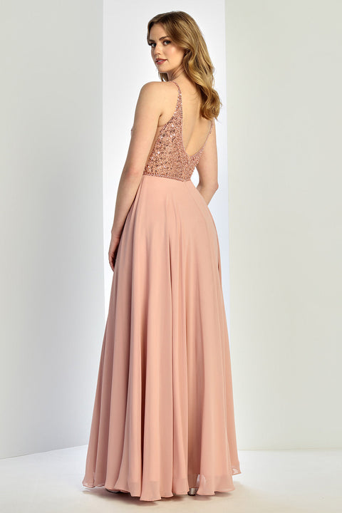 Adora Design 3259 Prom Long A Line Formal Sequin Dress