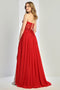 Adora Design 3264 Elegant Long A-Line Prom Dress with Corset Bodice and Side Slit for Formal Occasions