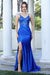 Adora Design 3266 Sparkling Fitted Long Prom Dress with Glitter Appliqué and Corset Bodice for Formal Occasions