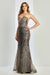 Adora Design 3279 Elegant Gold and Black Mermaid Prom Dress – Size 8 (On Sale)