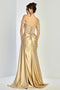 Adora Design 3281 Elegant Fitted Long Prom Dress with Appliqué Detailing and Corset Bodice for Formal Occasions