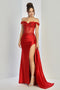 Adora Design 3281 Elegant Fitted Long Prom Dress with Appliqué Detailing and Corset Bodice for Formal Occasions