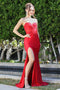 Adora Design 3286 Sophisticated Fitted Long Prom Dress with Lace Appliqué and Corset Bodice for Formal Occasions
